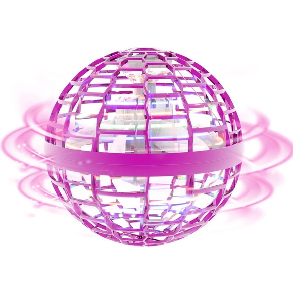 FLYNOVA Flying Ball Toys,Magic Hover Orb with Lights,Boomerang Spinner Drone - Picture 3 of 9